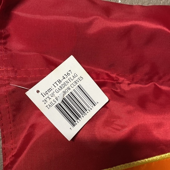 Rainbow flags 3 piece set large medium and small decor decoration outdoor NEW - Picture 3 of 4